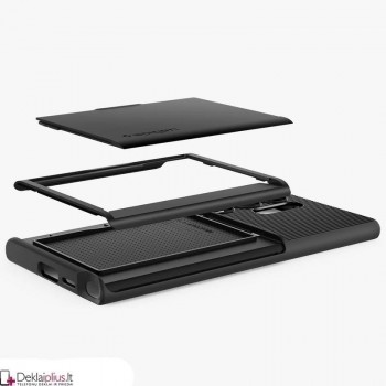 Spigen Slim Armor Cs dėklas - juodas (Samsung S24 Ultra) Spigen Slim Armor Cs dėklas - juodas (Samsung S24 Ultra)